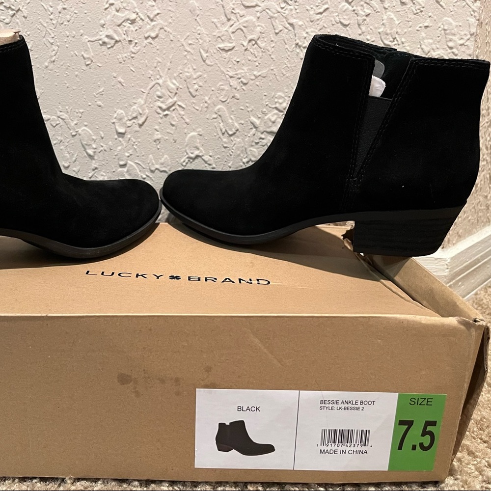 Lucky Black Booties *New*
